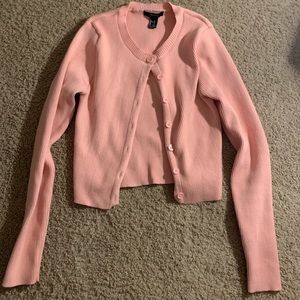 Forever 21 Pink Cardigan
